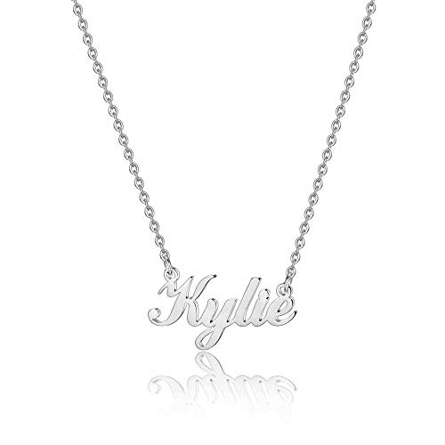 Hidepoo Kylie Jewelry Necklace â€“ Personalized Name Pendant Necklace, Dainty Kylie Name Necklace Chain Jewelry Gifts for Women Girls