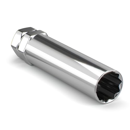 Image of White Knight 3800A10 Ten Spline Key Adapter to Unlock 20mm Outside Diameter 10 Spline Lug Nuts - Fits 3 /4 inch & 13 /16 inch Hex Wrench