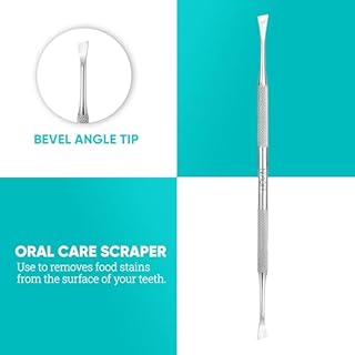 HOKIN Pulizia Denti Tartaro Ablatore Kit - Igiene Dentale Kit per Placca e Tartaro Rimozione Sbiancamento Denti kit con specchietto dentista, per Cura Orale Domestico Rimozione Tartaro, Placa