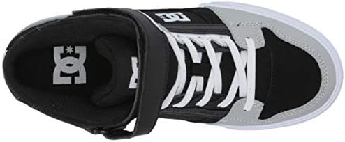 DC boys Pure High-top Ev Skate Shoe, Black/Grey/Grey, 10.5 Big Kid US | Image 4