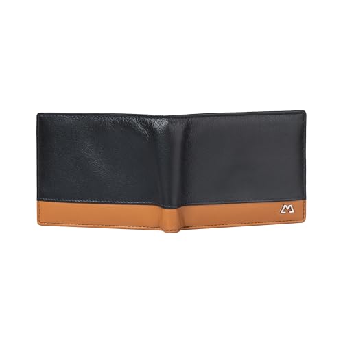 CAMELLO Bifold Leather Wallet For Men | RFID Protected | Nabuco Leather Wallet for Men | Eight Card Slots |Two Bill Compartments3