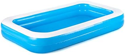Bestway Family Pool Deluxe, rectangular pool for children, easy to assemble, blue, 305x183x56 cm