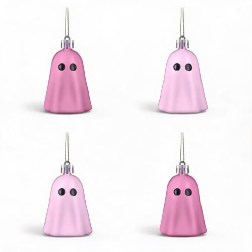 4 PCS Cute Ghost Style Hanging Decoration Halloween Decor for Indoor Home - image 1