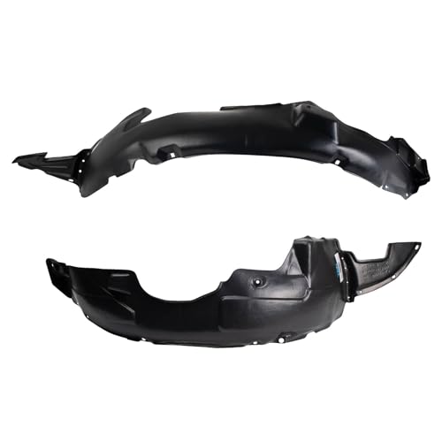 Image of TRQ Inner Fender Liner Set Compatible with 2009-2010 Hyundai Elantra HY1249118 HY1250112