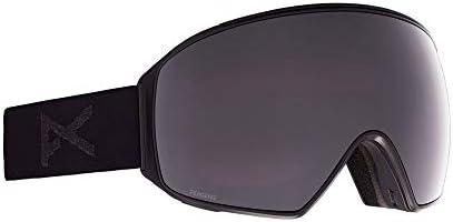 Anon Men's M4 Toric Goggle with Spare Lens & MFI Mask, Smoke Frame Sunny Onyx Lens; Spare Lens: Variable Violet, One Size