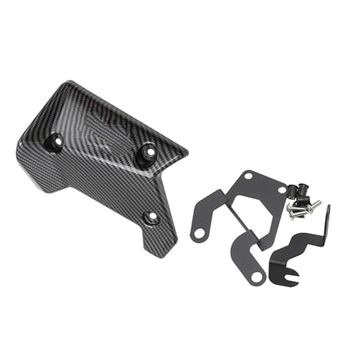 Protección de escape para BMW R1250GS en acabado de fibra de carbono elegante