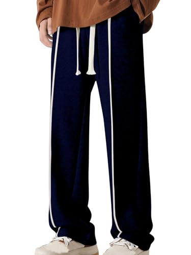 Image of GRECIILOOKS Men's Loose Mid Rise Casual Trousers Pants | Regular | Sports Stylish Track Pant | Sweatpants (Available in Plus Size)