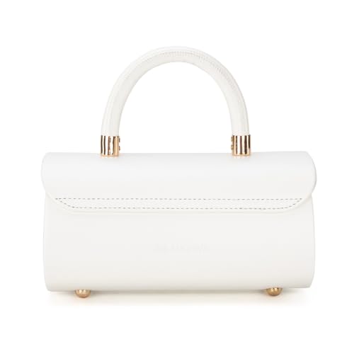 Image of Milan Chiva Top Handle Bag for Women Mini Barrel Crossbody Handbag with Adjustable Strap Elegant Small Purses | Small