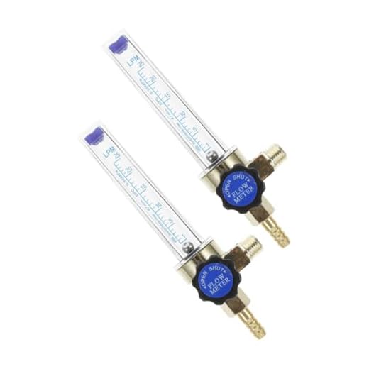 Compact Argon Flow Meter Set (2 Pcs)