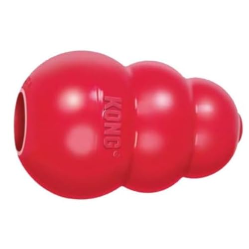 KONG King Hundespielzeug, klassisch, Größe XXL, Rot, 2 Stück