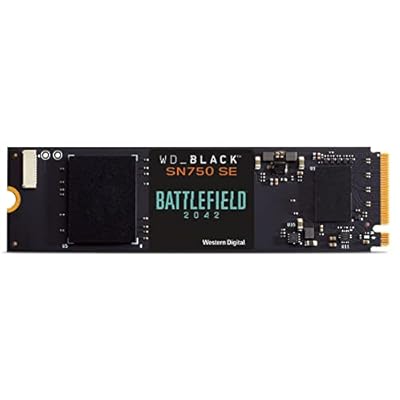 WD-BLACK SN750 SE 500GB M.2 2280 PCIe Gen4 NVMe Gaming SSD - Battlefield 2042 PC Game Code Bundle up to 3600 MB/s read speed