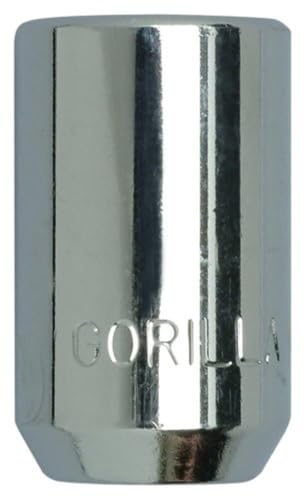 Image of Gorilla Automotive 20631 Acorn Hex Socket Locking Lug Nuts (12mm x 1.50 Thread Size) - Pack of 4
