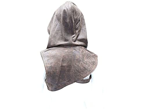 Traje de piel estilo retro medieval ajustable para el hombro con armadura de estilo renacentista, cosplay - apto para hombres y mujeres adultos (negro, grande) Cover