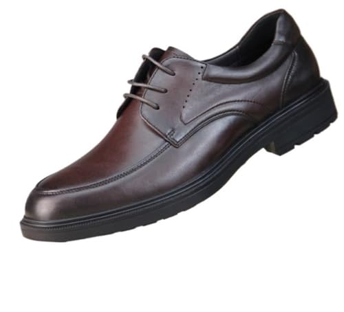Oxford Dress Shoes for Men Genuine Leather Business Formal Wedding Comfortable Non-Slip Classic Office Shoes Lace-Up Stylish Elegant