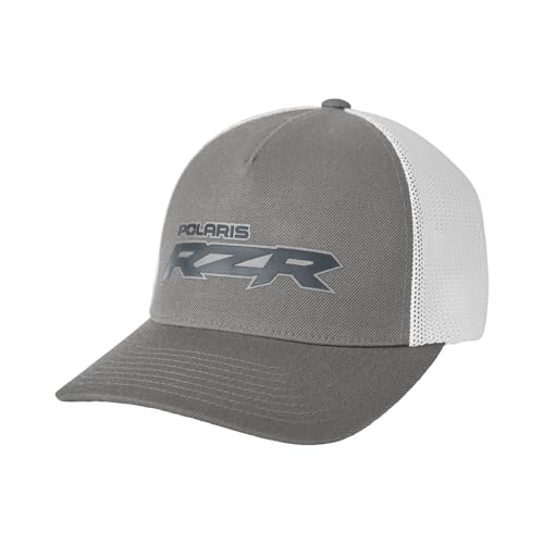 Polaris RZR 3D Logo Trucker Cap Gray