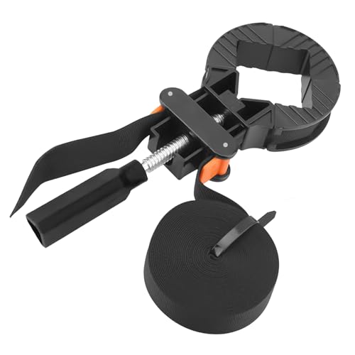 Rahmenspanner mit 4 m Langem Nylon Gurt, Einstellbarer Rahmenspanner mit 4 Spannbacken, für professionelle Handwerker und Heimwerker
