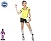Atosa-56622 Disfraz Árbitro, Color Amarillo, XS-S (56622)