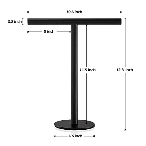 image for Pynsseu 1 Pack Bath Hand Towel Holder Standing, SUS304 Stainless Steel