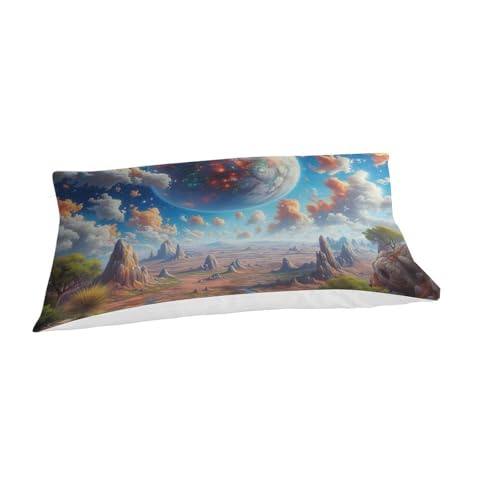 Housse de couette 3D terre parure de lit microfibre haute densité - 3