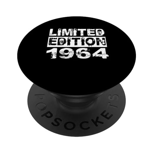 Edición limitada 1964 Cumpleaños 1964 Edición Cumpleaños PopSockets PopGrip Intercambiable