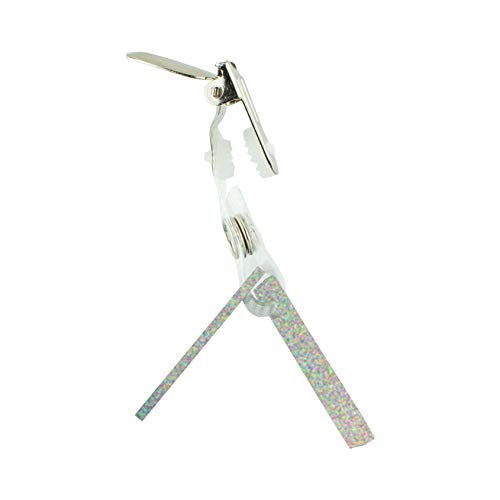 X-ray Markers with Carry-on Strap Radiography Tablet Markers Radiopaque L and R for Radiographer with Rainbow Drop Multicolour Pattern Clip with Metal Poppers