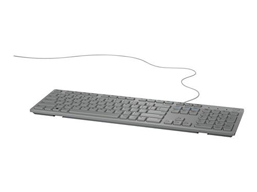 Clavier USB QWERTZ Dell KB216 Gris pour aménager un espace de télétravail efficace