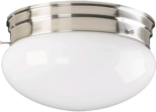 Quorum 3015-6-65 Traditional One Light Ceiling Mount from Ceiling Mounts Satin Nickel Collection in Pewter, Nickel, Silver Finish,