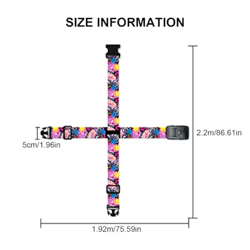 Sangles de bagage robustes à boucle sécurisée et fermeture à code