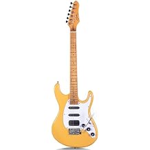 Grote Electric Solid Body Guitar Modern-GST For Beginners Vintage blonde