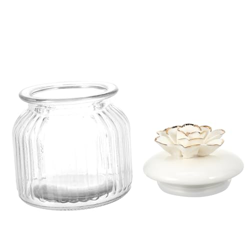 Garneck Scatola Per Gioielli Conservazione Ermetica Degli Alimenti Vaso Contenitori Di Farina Barattoli Di Conservazione Con Coperchio Contenitore Da Cucina Barattolo Di Tè Sfuso Ceramica