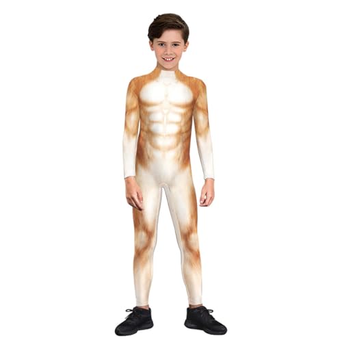 Combinaison de super chien pour enfant costume d'Halloween unisexe