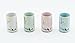 Japanese Tea Cups Quality Ceramic Set of 4 Cherry Blossom Sakura Design Assorted Colors Four Season Decorative Sushi Teacups Gift Pack