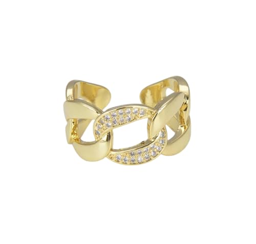 PrezzieBush Anti Tarnish Adjustable Golden Finger Ring for Women & Girls (CHAIN RING) (B0DHNLYKCQ) Amazon Price History, Amazon Price Tracker
