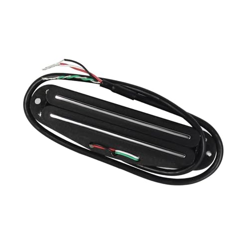 Micro Alnico 5 Hot Double Rails Humbucker Précision Acoustique Noir 12K