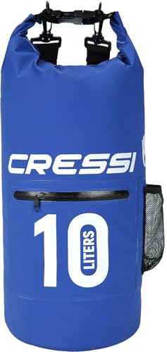 Cressi Dry Bag - Wasserdichte Taschen mit langem verstellbaren Schulterriemen - Für Tauchen, Bootfahren, Kajak, Angeln, Rafting, Schwimmen, Camping und Snowboarden