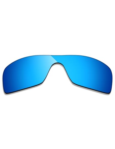 Image of Alphax Ice Blue Mirrored Polarized Replacement Lenses for Oakley Turbine Rotor OO9307 Sunglasses