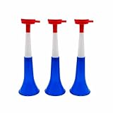 Pandiui23 Trompettes Vuvuzela &agrave; deux corps. Accessoire pour le football et les...