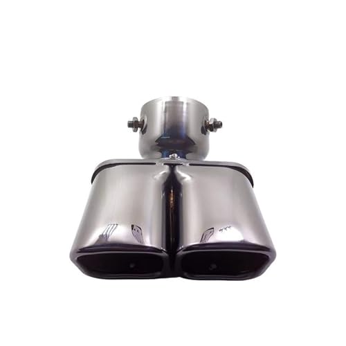 Embout pot d'échappement double sortie en acier inoxydable contre la corrosion