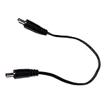 EShine 6 inch Interconnect Cable - Male to Male - for LED Under Cabinet Lighting (6 inch, Black)