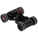 [Materiale di alta qualità] ---- L'auto fotografica è realizzata in lega di alluminio, con una superficie liscia, facile da usare, forte e resistente all'usura e utilizza una guida silenziosa per risolvere il problema del rumore, rendendo il tuo utilizzo più confortevole.