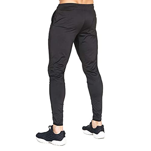 Image of BROKIG Mens Lightweight Gym Jogger Pants Workout Sweatpants Zip Pocket