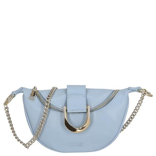 Sac ceinture Sonka Seidenfelt Manufaktur bleu et finitions dorées chic