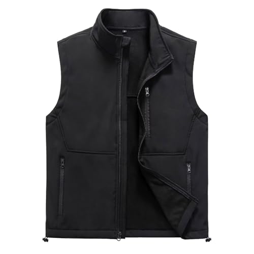 Men's Lightweight Windproof Sleeveless Jacket for Outdoors