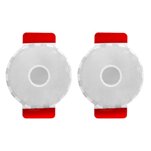 Image of 6.6 inchCircle Double -Layer Chest Seal,Emergency Trauma Dressing for Open Chest Injuries and Sucking Chest Wounds.First Aid Kit IFAK Supplies (2), White