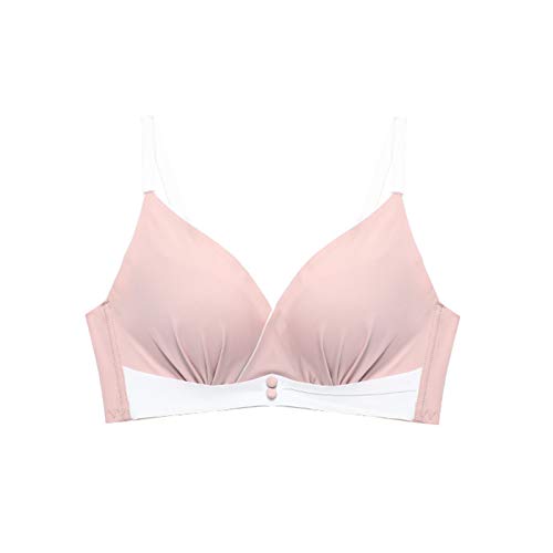 Soutien-gorge fin pour les loisirs WENJUN rose 75B, sous-vêtement invisible et doux pour la maison