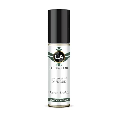 CA Perfume Originals Dark Oud for Men Fragrance Oil Woody Scent Long Lasting Cologne for Men Travel Size TSA Ready Mini Parfum Body Oil Roll-on 0.33 Fl Oz 10ml
