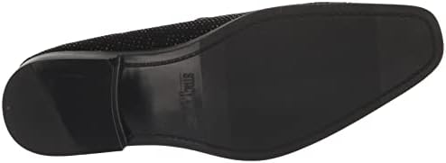 Stacy Adams Men's Spark Brooch & Rhinestone Slip On Loafer, Black, 15 | Image 3