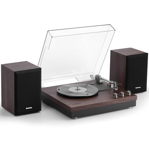 Giradischi Retrospiler a 3 Velocità con Altoparlanti Bluetooth