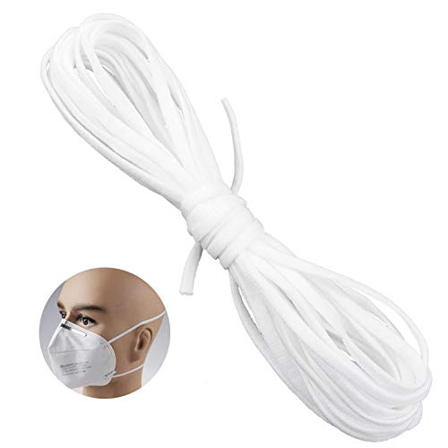 50 Yard 1/4 Inch Wide Elastic String Cord Bands Rope for Sewing Crafts