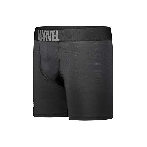 One Step Up Deadpool Performance Mesh Underwear Boxer Briefs 3-Pair Pack (X-Large) Black4